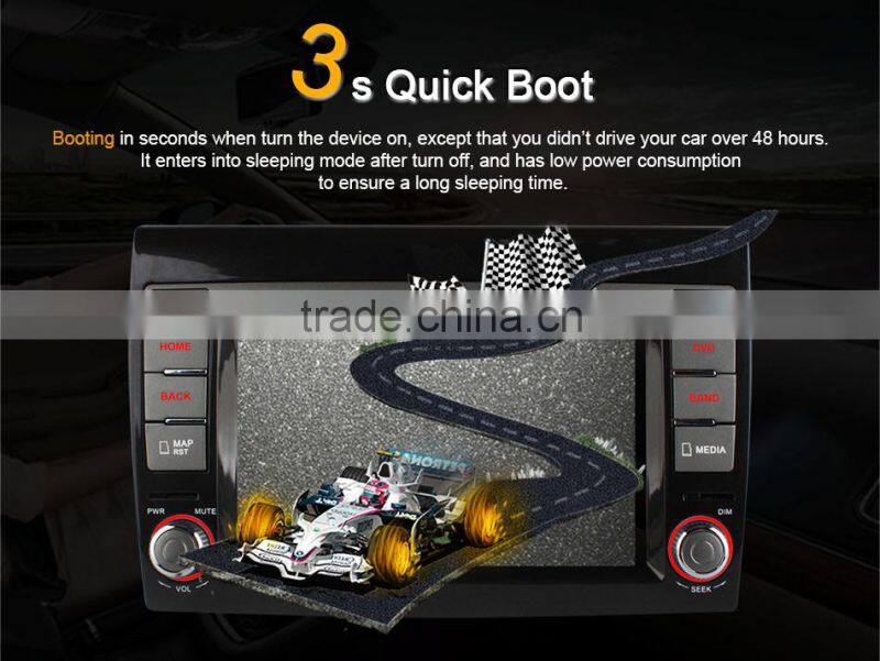 Ownice Quad Core Pure Android 4.4 car headunit placement for Fiat Bravo Built-in Wifi 800*480 CAPACITIVE SCREEN