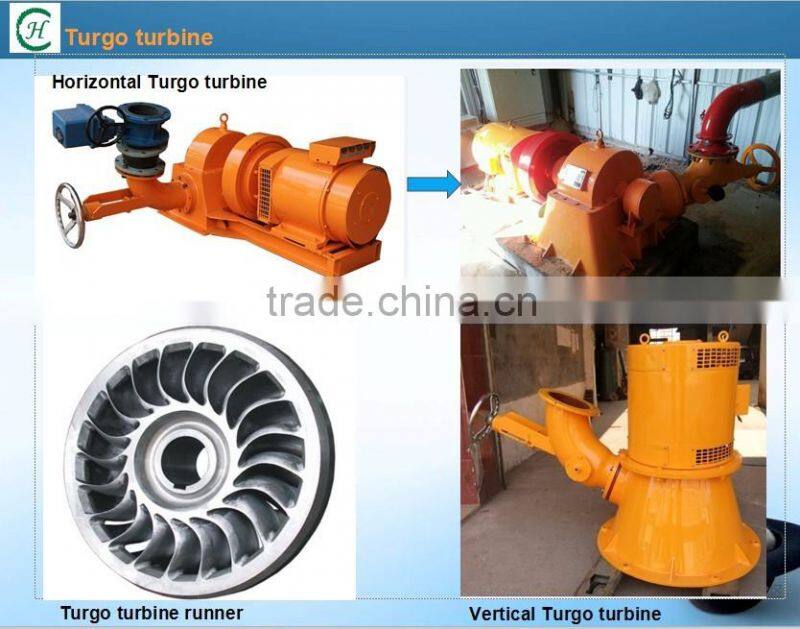 100KW Francis hydro turbine for small capacity hydro plants