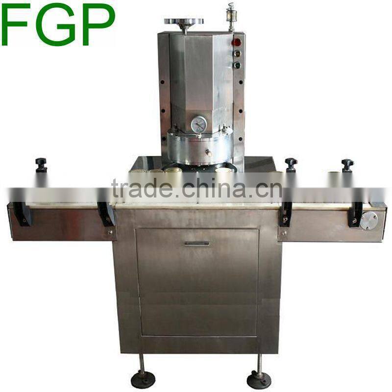 Full-automatic vacuum capping machine twist off cap vacumum capping machine capper machine cap sealing machine