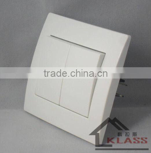 top quality europe style 2 gang switch