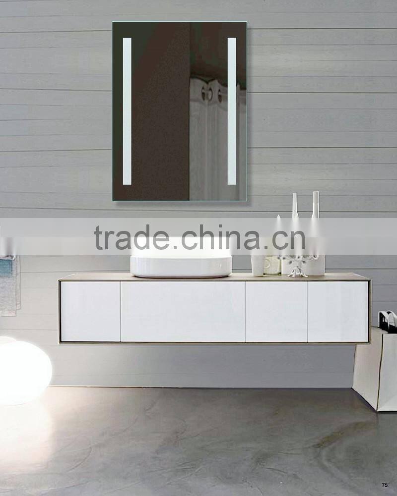 Low Energry China Manufacture For Free Led Hotel Bathroom Frameless Backlit Mirror