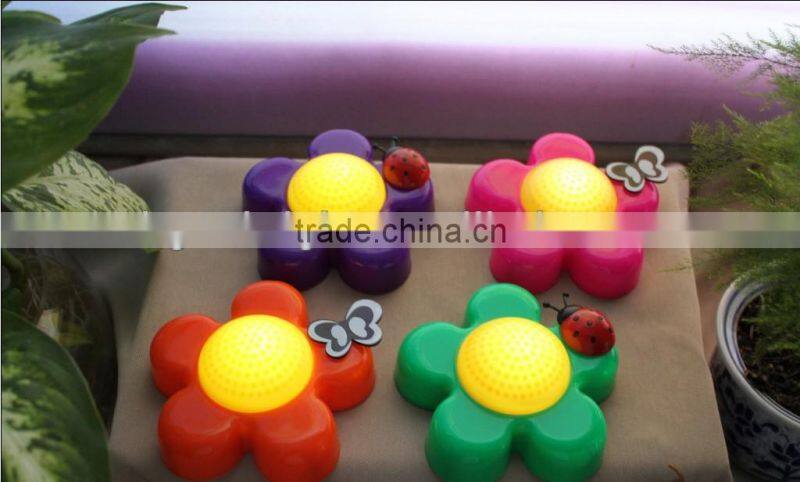 hotsale cheap kids flower bedside touch lamp