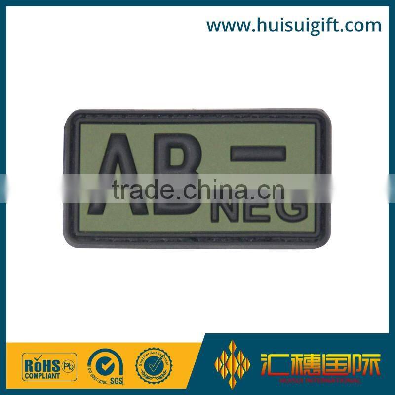 wholesale promotional fashionable PVC badge custom design
