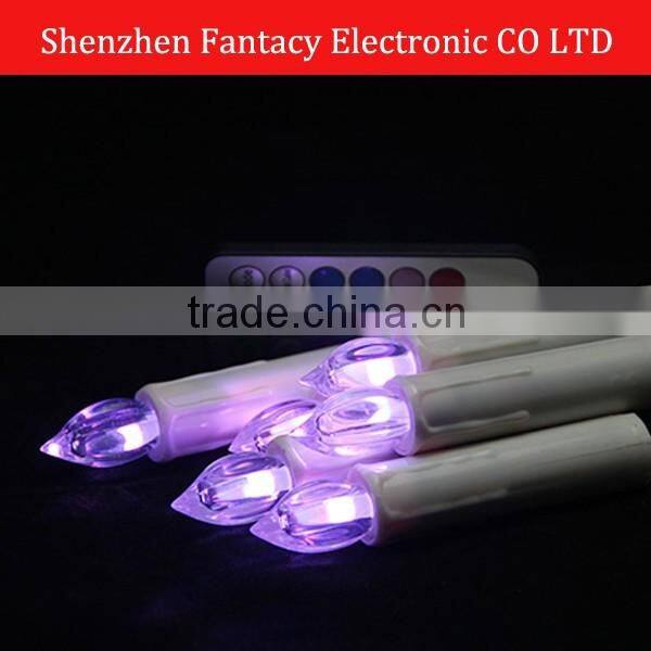 XMAS remote controlled Rechargeable Led Candle