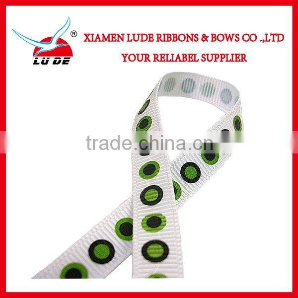 Gift packing use dot printed ribbon