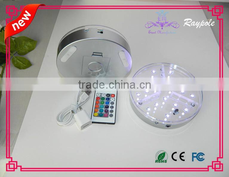 China wholesale RGB LED centerpiece light base/illuminator light base for event decoration