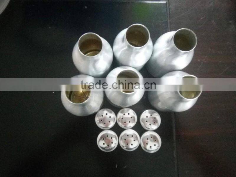 Aluminum Bottle for Talcum Powder aluminum bottle with a metal sifter talcum powder