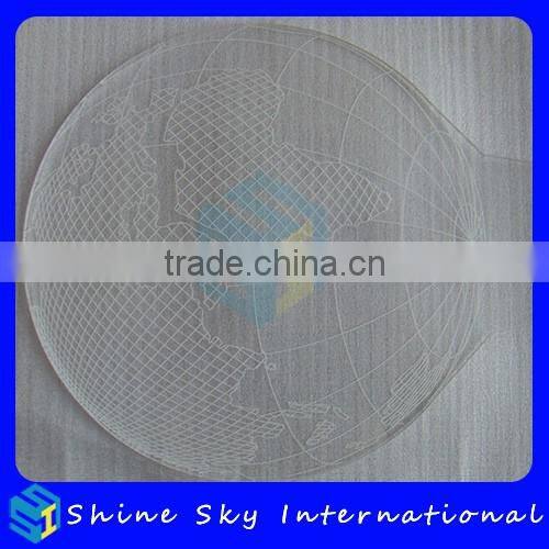 LED 7 Colors Flashing Night Light Globe Shaped Desk Light 1.5W Energy Saving 3D Night Light