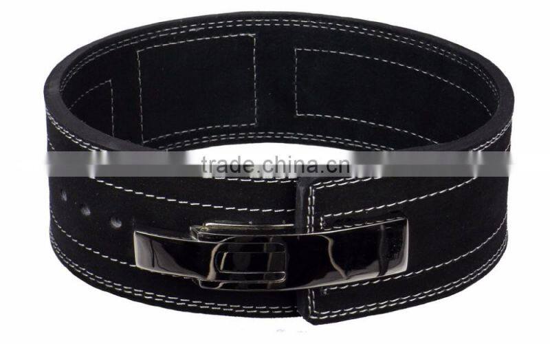Weightlifting lever belt
