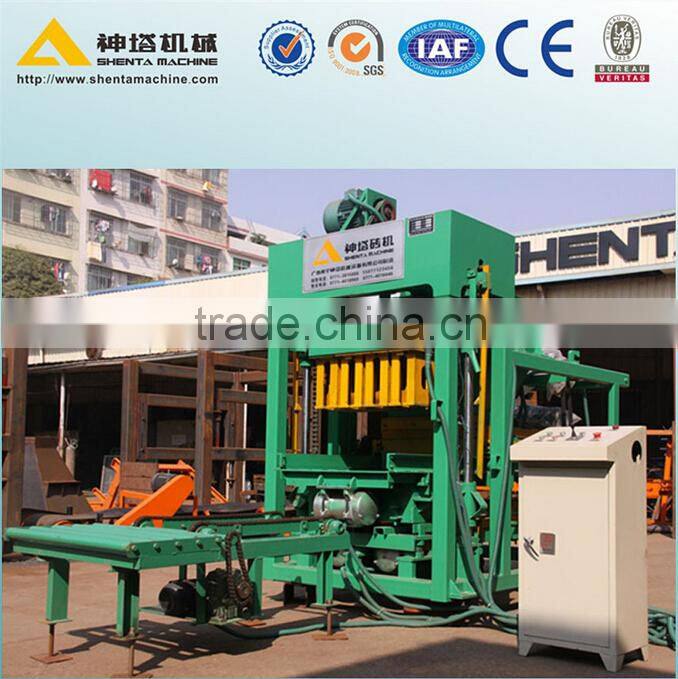 High stability SHENTA QTJ4-25 block making machine with long service life