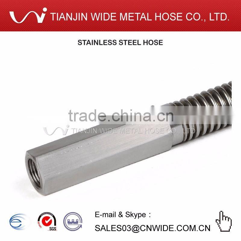 1 inch fire sprinkler flexible hose with 1/2 inch hexagonal nozzle