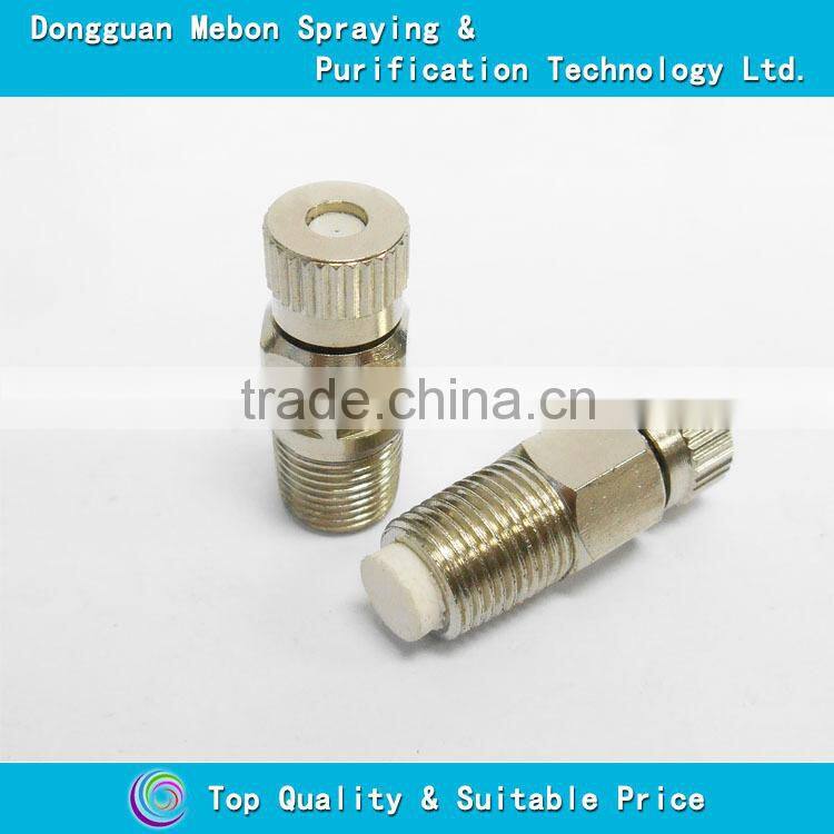 Factory price cooling mist system nozzle,brass fine mist nozzle