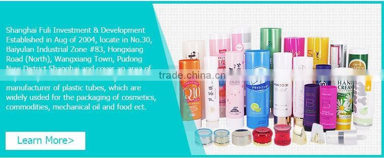 plastic packaging tube for cosmetics