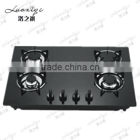 Tempered glass gas hob/Four burner Energy saving gas stove