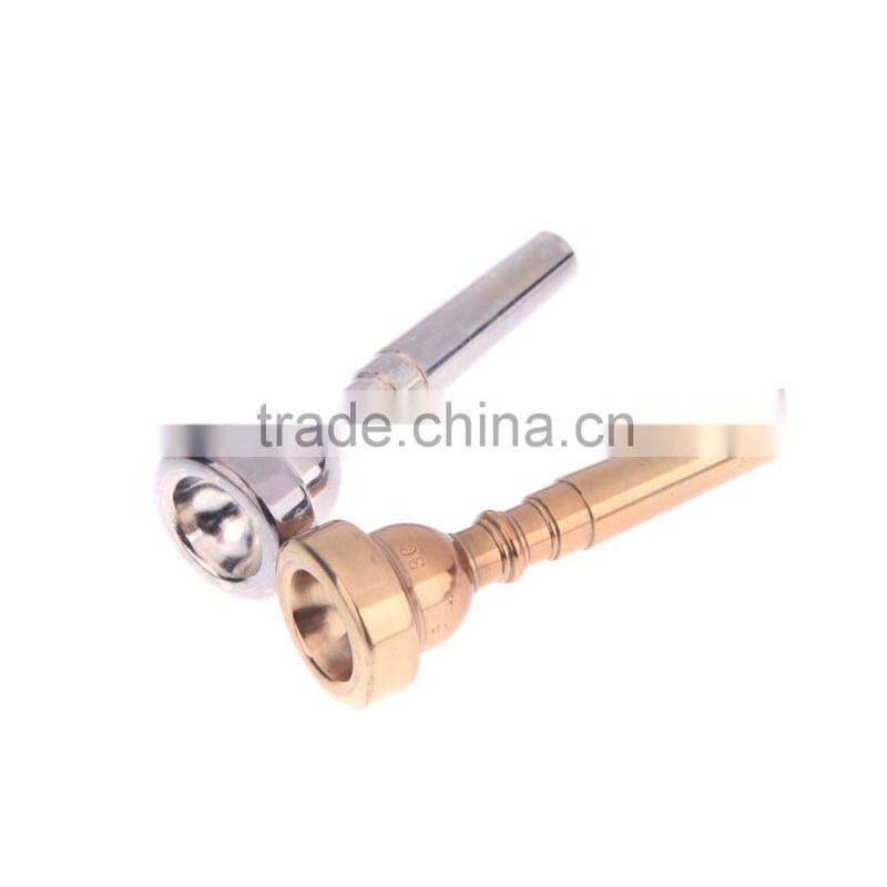 Gold-plating 3C Trumpet Mouthpiece Copper Alloy Durable Stylish Golden