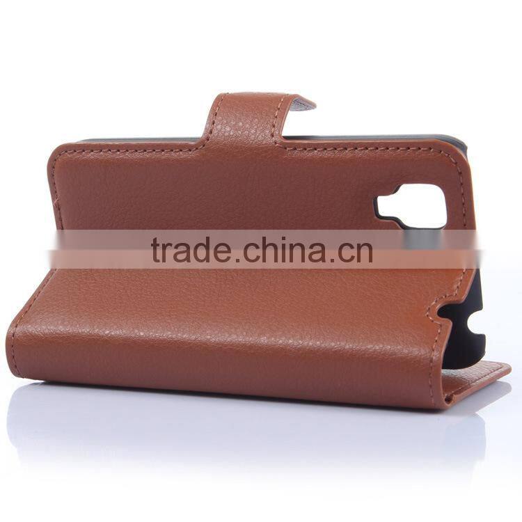 100% perfect fit wallet card hold leather case cover for Wiko sunset