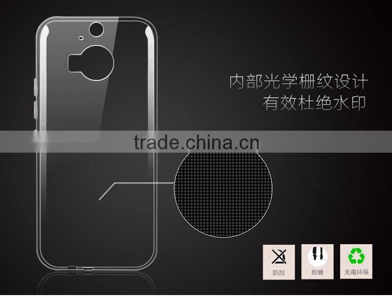 plain ultra thin soft tpu back cover case for HTC m9 plus flexiable rubber slim case, for HTC tpu phone shells