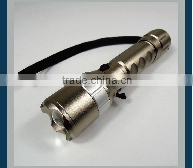 5 Watt Magnet Control Rechargeable CREE Q5 Zoom LED Flashlight