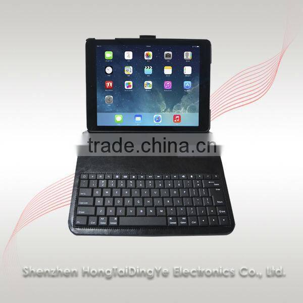360 degree rotated bluetooth keyboard with PU case for samsung galaxy tab 10.1 from bluetooth factory