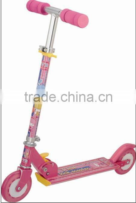 Popular two wheels 50% aluminum kidds scooter,kick scooter ,foot scooter,half aluminum