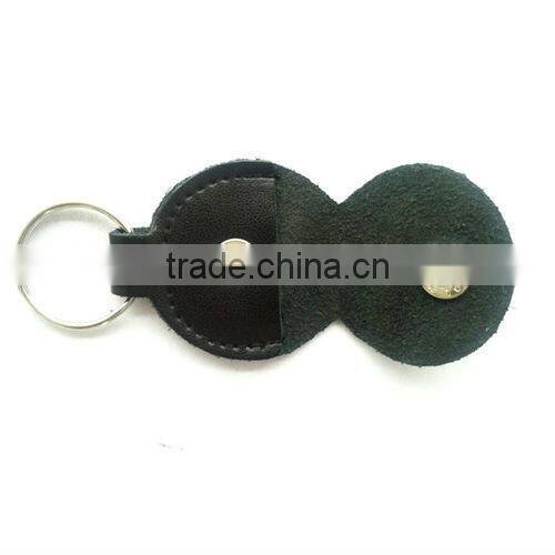Leather Guitar Pick Key Chain