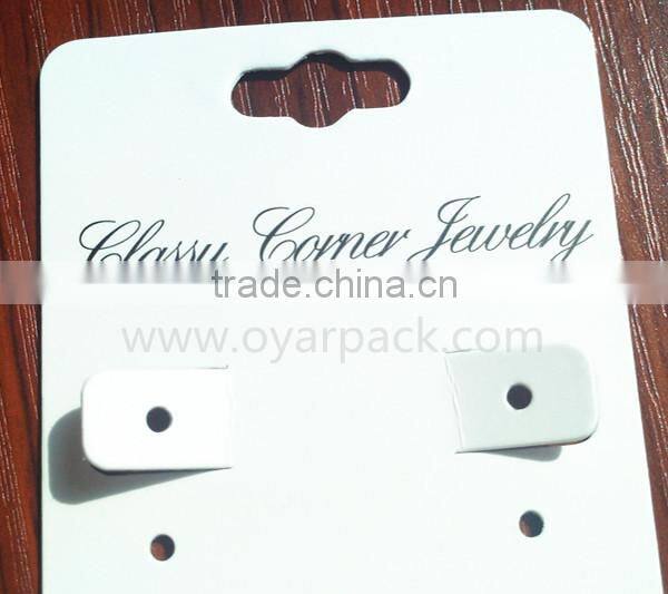custom printed paper cardboard earring display cards
