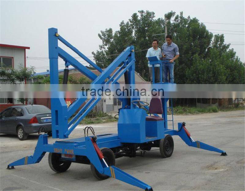 2015 Hot new good quality boom lift on tracks