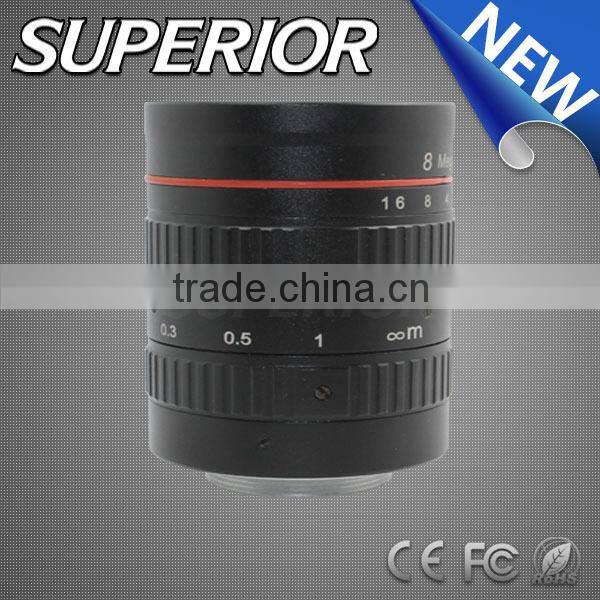 china top ten selling products 8.0 MP Focal length 35mm F1.6 IR night vision Manual Iris C mount cctv lens optic lens