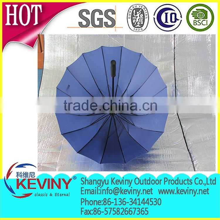 16panels rain umbrella with cheap price manufacture by china parasol factory