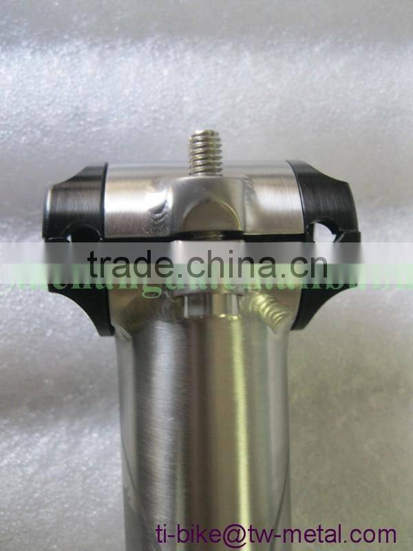 XACD made Ti bike seat posts 27.2 or 31.6 custom titanium seat post with hand brush titanium bicycle seat posts made in china