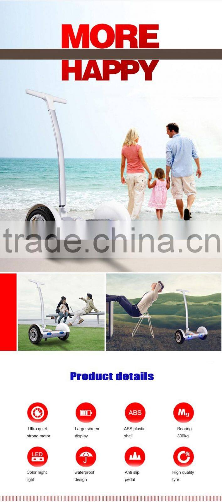 Lowest price children electric hoverboard scooter with with APP connection