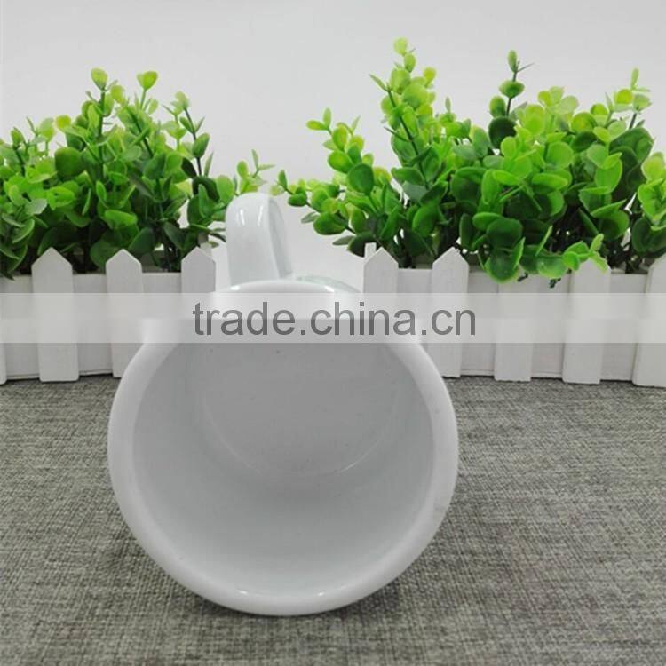 Promotional gift items High Quality Personalized private label white enamel camping mug enamel cup enamelware wholesale