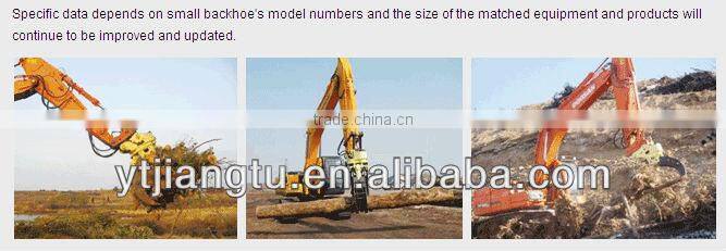 Excavator Hydraulic grasping wood ,excavator grab bucket for grab grass,timber