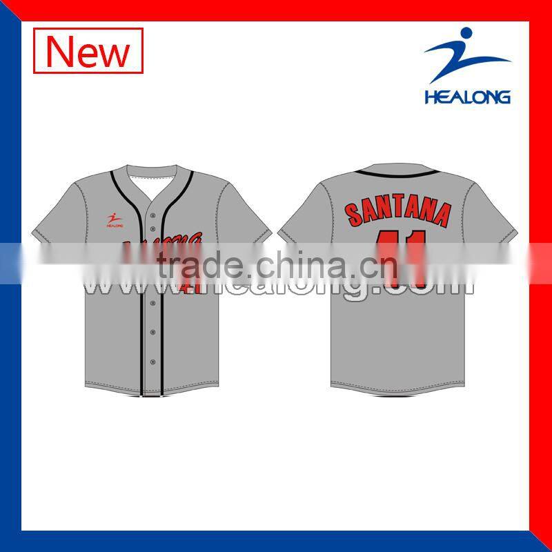 hot sales custom team private brand Baseball jersey