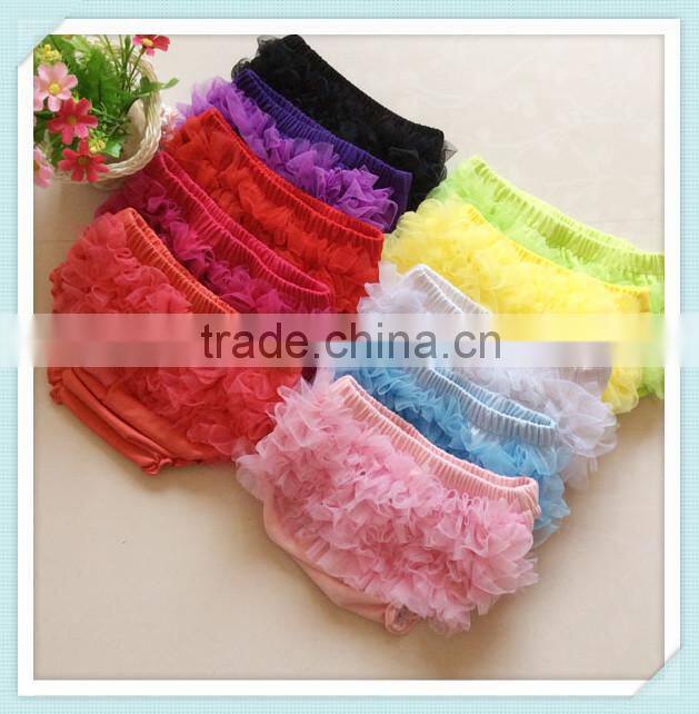 Stock Girls Bloomer Turquoise Ruffle Photo Prop Style Kids Diaper Cover Bloomer