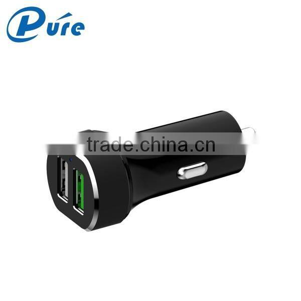 Mobile Phone Accessories Charger Car QC2.0+2.4A Charger Portable Car Charger