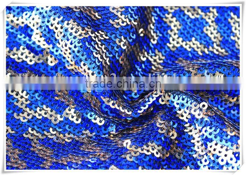 African Latest French reversible Sequins Lace Bridal Fashion Mesh French dresses Lace Fabric