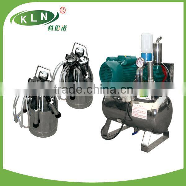 pipeline milking machine group of two buckets