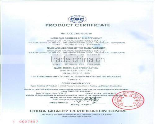 Pak Heng Boat Type of Aluminum Housed Wirewound Resistor