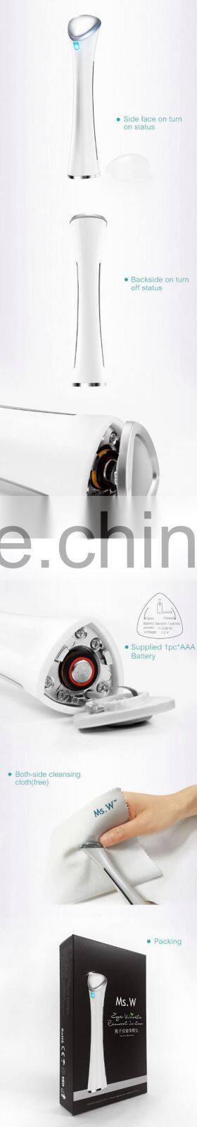 Ms.W China Wholesale Promotional Gift Best Home Use Electric Vibration Eye Care Sonic Ionic Infusion Massager
