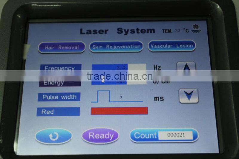 P001 infrared yag laser spider veins removal with 1064nm&532nm laser head