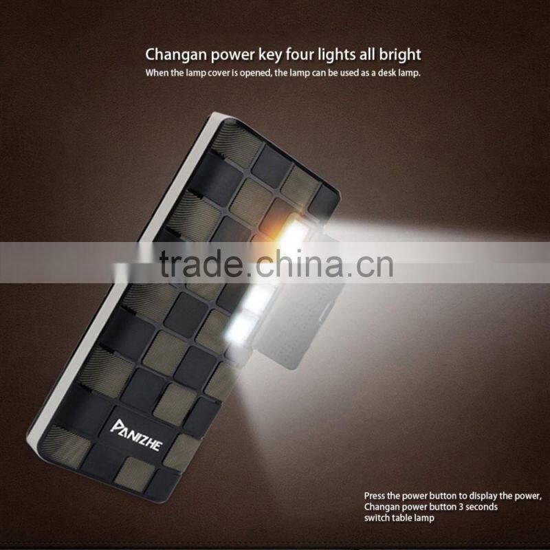 2016 Fashion Head Lamp energy powered phone charger power bank 10400mah for outdoor activities