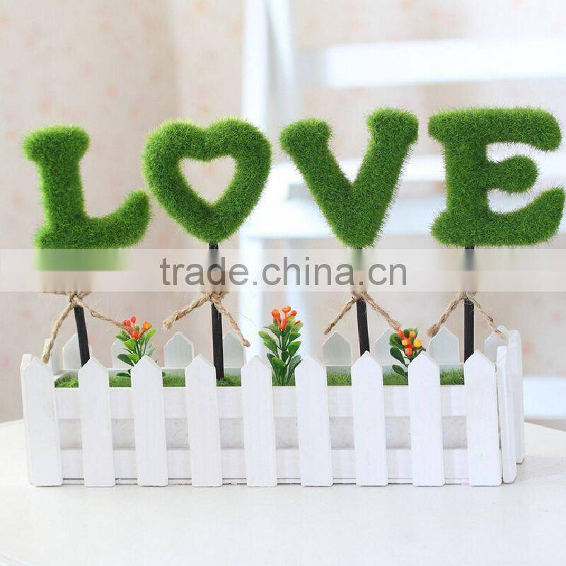 Lovely shaped plastic bonsai for decoration