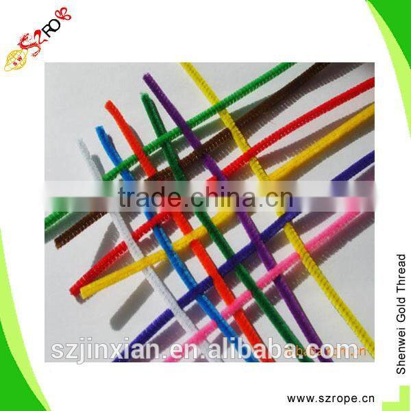 Chenille stem ornaments,Glitter Chenille Stem,Metallic Chenille Stem