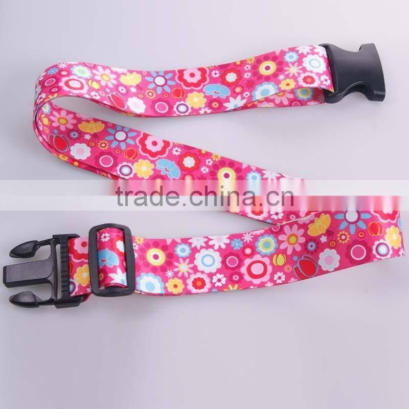 Fabric password lock luggage belt/luggage strap