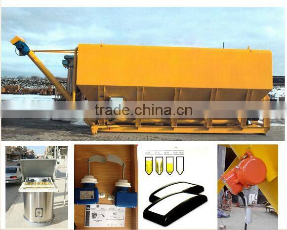 Horizontal cement silo