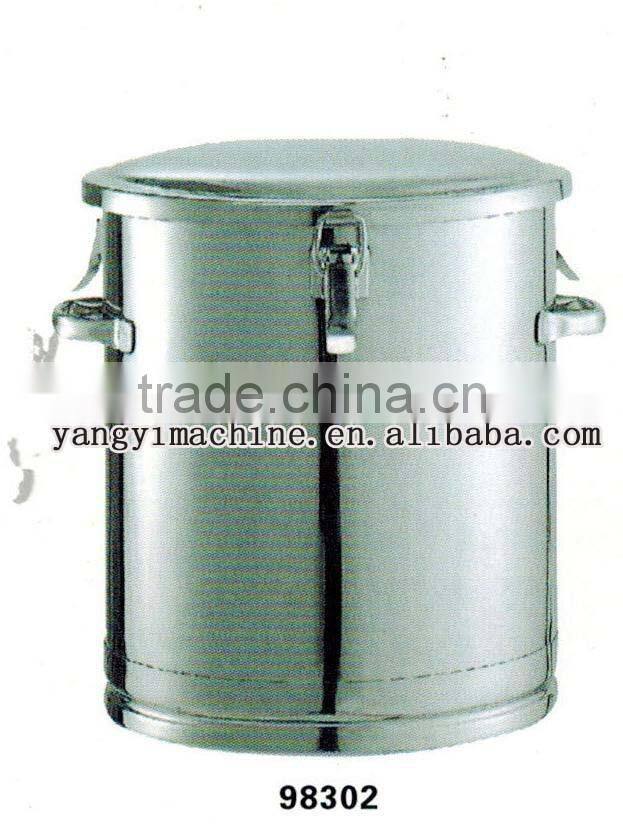 Stainless Steel Polished Storing Milk Beer Or Other Beverage Bucket