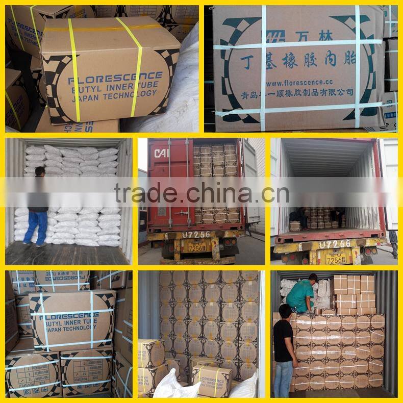 Chinese manufacturer truck tyre flap natural rubber flap all size for sale 14.00R20