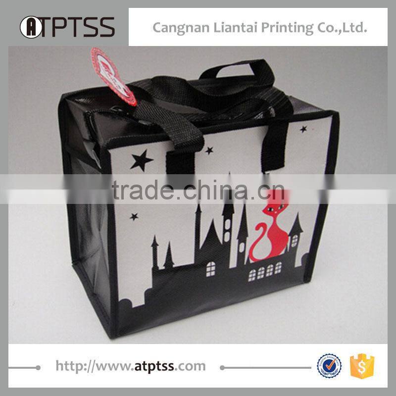 custom print promotion recyclable matt laminated pp non woven bag