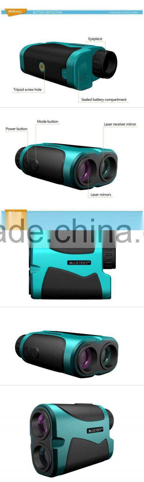 PF-106 600M Digital Hunting Laser Rangefinder Golf Range Finder Golf Distance Measurement